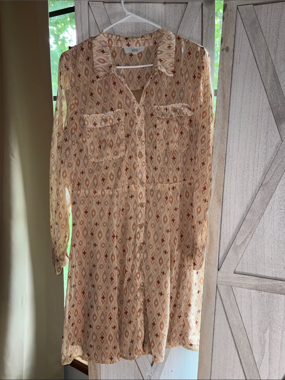 Lucky Brand Women’s Tribal Print Dress
